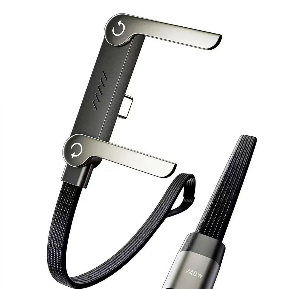 Type-C Charger Cable With Adjustable Stand 240 W (Gaming Cable)